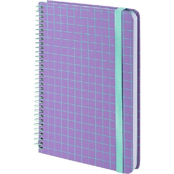 Тетрадка Axent 8460 A5 120л. Квадр Сп. Виолетов (A5 120)