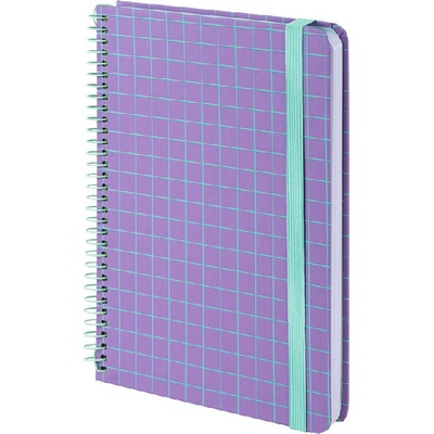 Тетрадка Axent 8460 A5 120л. Квадр Сп. Виолетов (A5 120)