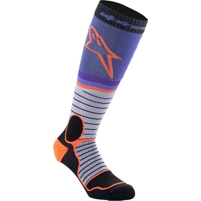 Alpinestars MX PRO 2024 čierna sivá fialová oranžová