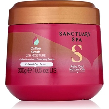 Sanctuary Spa Ruby Oud скраб за тяло с кафе 300ml