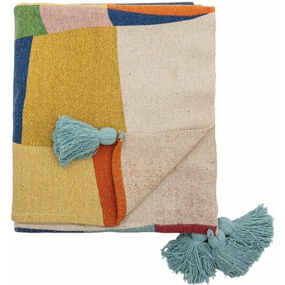 Bloomingville Mini Detská deka z recyklovanej bavlny Colorine