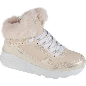 Skechers zimní kotníkové boty skechers uno lite comfurt collar 310396l-nat