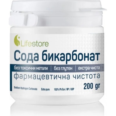 Lifestore Сода бикарбонат, 200 g, Lifestore