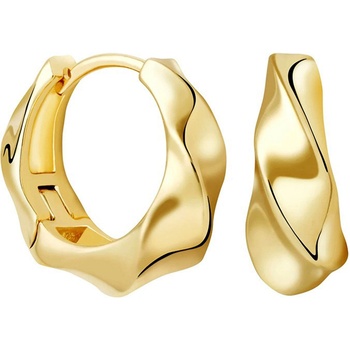 Bijutanki Позлатени Обеци от Медицинска Стомана - Вълнение