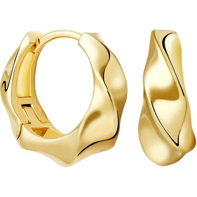 Bijutanki Позлатени Обеци от Медицинска Стомана - Вълнение