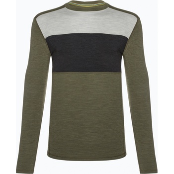 Image 1 of Smartwool Мъжка тениска Smartwool Classic Thermal Merino Base Layer Colorblock Crew Boxed Green 16354