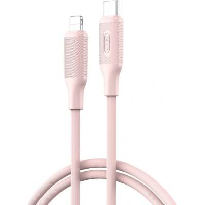XO NB-Q265A USB-C PD - Apple Lightning, 27W, 1m, růžový