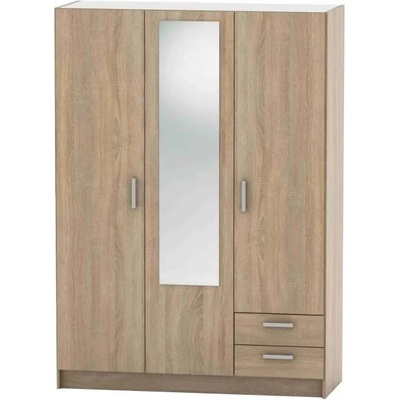 Гардероб Betty 7 136x50.6x190cm Дъб сонома