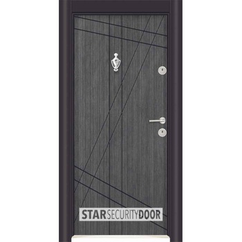 Image 1 of Starsteeldoor Блиндирана врата Parkdor SL 211 Черна перла (цена без монтаж)