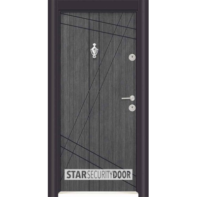 Starsteeldoor Блиндирана врата Parkdor SL 211 Черна перла (цена без монтаж)