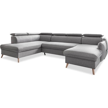 Miuform Светлосив U-образен разтегателен диван, ляв ъгъл Sweet Harmony - Miuform (Sweet Harmony HAEECL-2Q-LCBKR MA90)