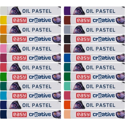 EasyArt olejové pastely 24 ks/sada