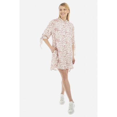 La Martina Woman All Over Print Dress PR ružová