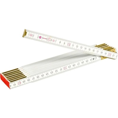 Metrie PROFI DŘEVĚNÝ 2 m bílý