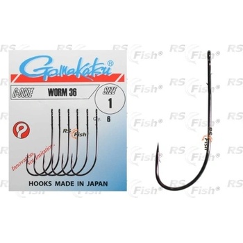 Gamakatsu Worm 36 vel.1 6 ks