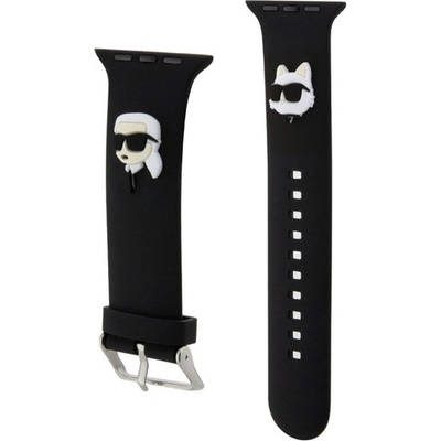CG MOBILE Karl lagerfeld karl and choupette head nft Каишка с метална катарама, нестандартен размер, black klawlslkcnk (klawlslkcnk)