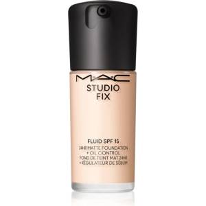 MAC Cosmetics Studio Fix Fluid SPF 15 24HR Matte Foundation + Oil Control матиращ фон дьо тен SPF 15 цвят NW5 30ml