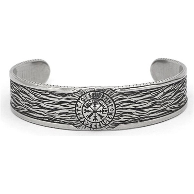 Impress Jewelry náramek z chirurgické oceli Vegvísir Vikingský kompas 2408301108002867