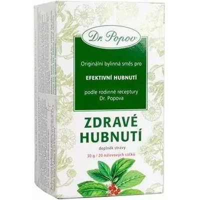 Dr.Popov Čaj Zdravé hubnutí 20 sáčků