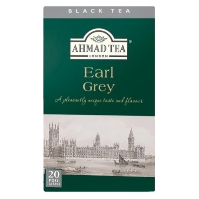 Ahmad Tea Earl Grey porcovaný čaj 20 x 2 g