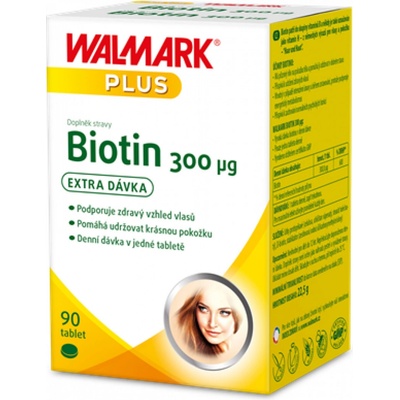 Biotin Walmark 90 tablet