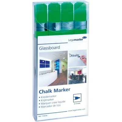 Legamaster Glassboard zelený 4 ks 7-118104