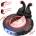 SuperLove Dual Motor Tickling Vibrating Ring Black
