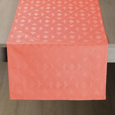 Veba Ubrus GARBO Harlekýn oranžová 40x140 cm