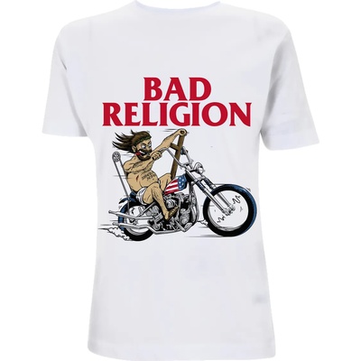 NNM Мъжка тениска Bad Religion - American Jesus -White Heavy - RTBADTSWAME