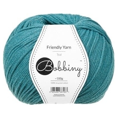 Bobbiny Friendly Yarn Teal Плетива прежда (FY-015)