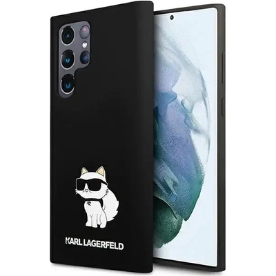 KARL LAGERFELD Кейс Karl Lagerfeld Silicone Choupette за Samsung Galaxy S24 Ultra, черен (3666339242343)