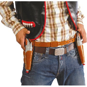 Fiestas Guirca Каубойски колан с пистолети