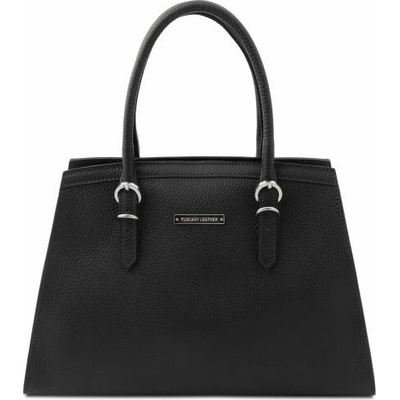 Tuscany Leather kožená kabelka do ruky TL Bag Čierna