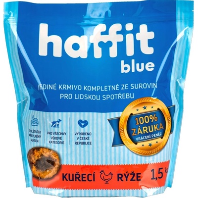 Haffit blue kuřecí rýže 1,5 kg