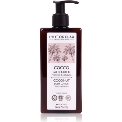 Phytorelax Laboratories Coconut подхранващ лосион за тяло 250ml
