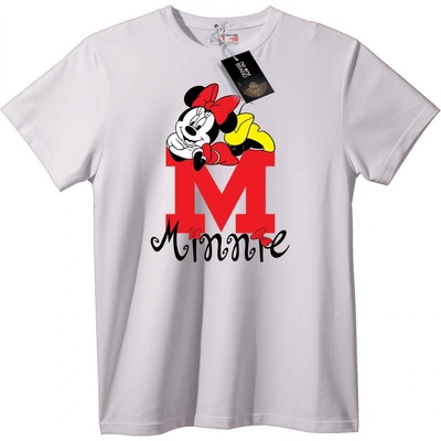 NOONEBRAND Тениска Minnie Mouse M Лого - 6XL, White