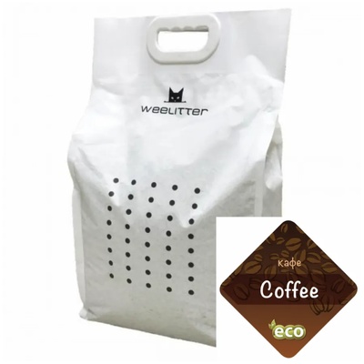 Wee litter WeeLitter - Натурална, биоразградима соева котешка тоалетна, кафе