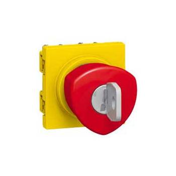 Legrand Авариен стоп с ключ механизъм 2 мод. Mosaic - 076601 (076601)