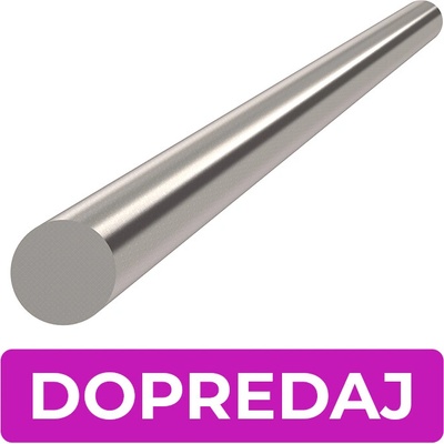 DOPRODEJ tyč ø 12 x 1000 mm, kartáčovaná nerez AISI 304