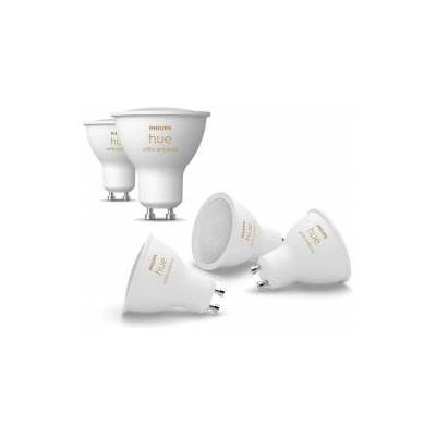 Philips White Ambiance GU10 LED spot pack of 5 (400lm), dimmable LED lamps for the Hue lighting system with warm white/cold white light, smart light control via voice and app - 8721103090836
