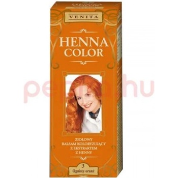Henna bylinný balzam Color 3 ohnivá oranžová 75 ML