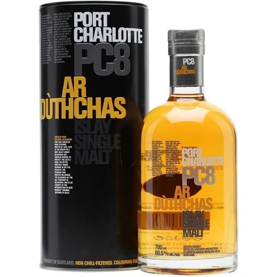 Bruichladdich Port Charlote No.8 60,5% 0,7 l (tuba)