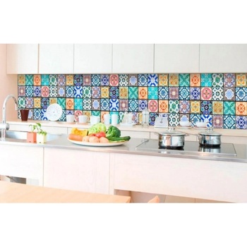 DIMEX ART s. r. o Фототапет за кухня - древни плочки 350 x 60 см