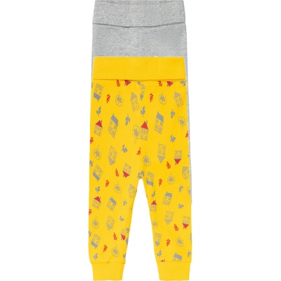 Lupilu Chlapecké kalhoty Jogger s BIO bavlnou 2 kusy žlutá šedá