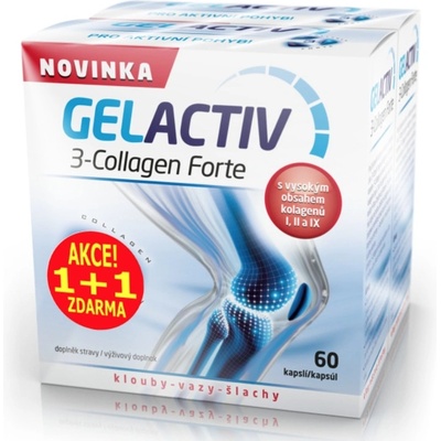 Salutem Pharma GelActiv 3 Collagen Forte 60 kapsúl