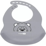 Freeon Силиконов лигавник Freeon - Лъв, сив (49430) - baby