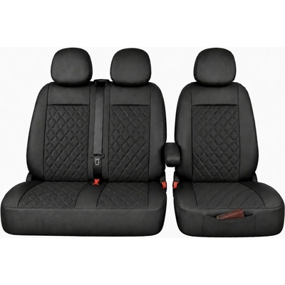 Autopotah Automega Citroen Jumper II, 3 místný, 2006, a FL 2016, ekokůže CARO černé