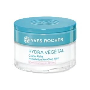 Yves Rocher Hydra Vegetal 48H Non-stop Moisturizing Rich Cream 48ч нон-стоп хидратиращ крем за нормална към суха кожа 50мл