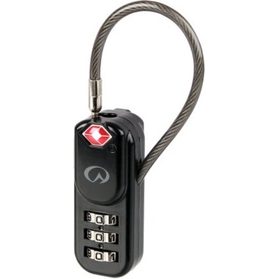 Visací zámek Lifeventure se zámkem TSA Zipper Lock Cable