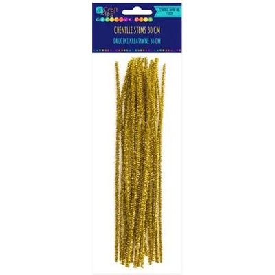 DP Craft Drátky chlupaté zlaté 30 CM, 25 Ks
